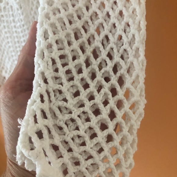 White open weave crochet set - Picture 4 of 4